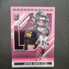 2025 Panini Donruss Elite - Spellbound Jayden Daniels #14 Pink