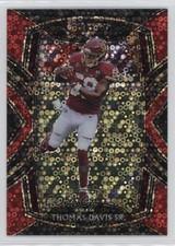 2020 Panini Select Club Level Red Disco Prizm 23/49 Thomas Davis Sr #221 nd3