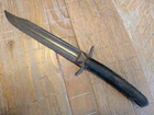 WW2 Knife Crafters Fighting Knife Vintage US Military 12" Leather Grip *RARE*