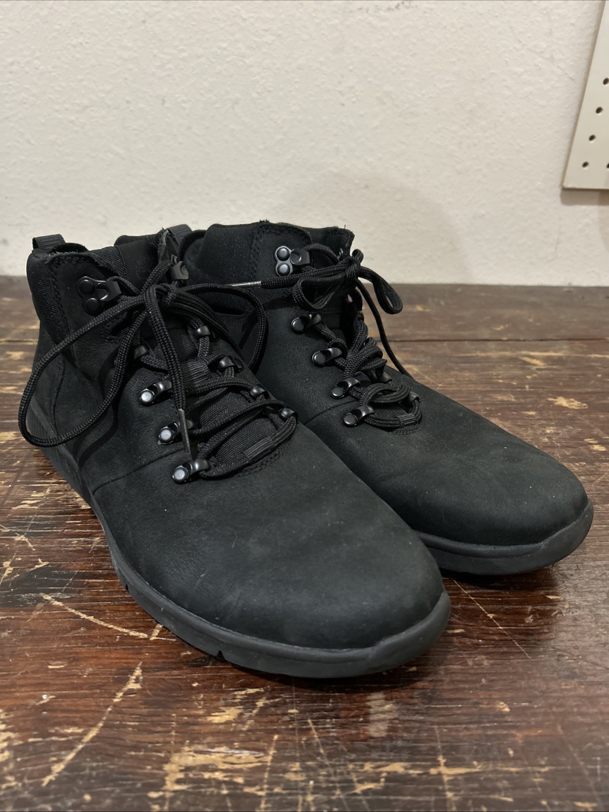 Timberland Hoverlite Boltero Black Leather A1R1S Hiking Winter