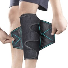 Calf Brace Leg Compression Sleeves for Men  Women, Shin Splints S/M