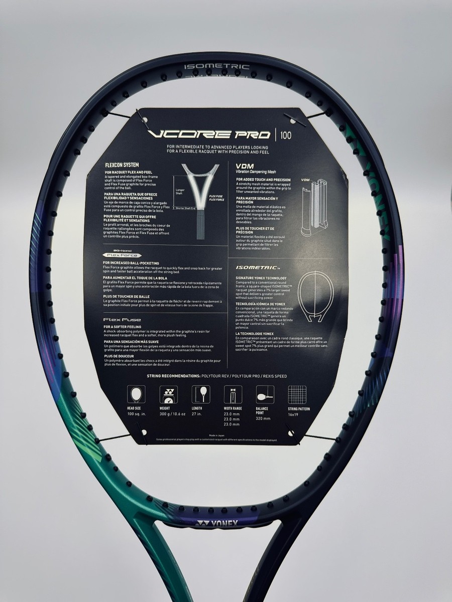 NEW Yonex Vcore Pro 100 2021, 4 3/8 | eBay