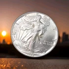 1986 RARE SILVER EAGLE- NOT BAD FOR ALMOST 40 YEARS OLD  WE GOT ONE 4 YA!!