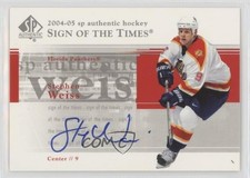 2004-05 SP Authentic Sign of the Times Stephen Weiss #ST-SW Auto n1u