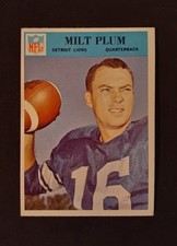 1966 Philadelphia Milt Plum #72, EX/NM
