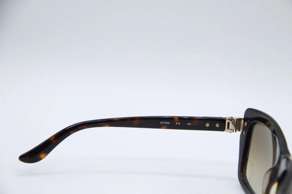 NUEVAS GAFAS DE SOL SALVATORE FERRAGAMO SF763S 214 HABANA DORADAS AUTÉNTICAS 53-19 Foto 3 de 4