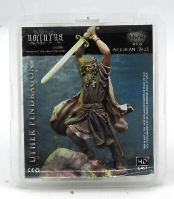 Nocturna AT03 Uther Pendragon [54mm] (Arthurian Tales) Warrior Lord Miniature