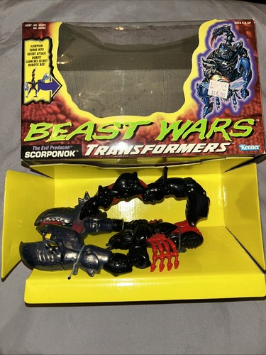 Vintage 1995 Transformers BEAST WARS SCORPONOK Hasbro Kenner 100% Complete W Box - Picture 7 of 7