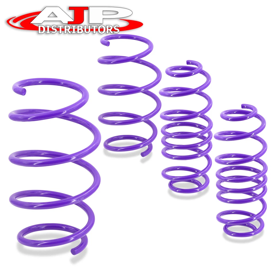 Purple Front + Rear 1.5" JDM Lowering Springs Set For 1989-1994 Nissan 240SX S13 - Imagem 2 de 4