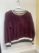 Matilda Jane 435 Plum Fuzzy Sweater Girls 12
