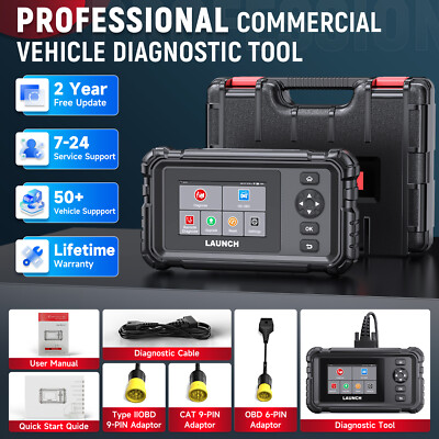 2025 NEW! LAUNCH CRP129 HD Heavy Duty Truck Scanner Diesel Diagnostic Scan Tool