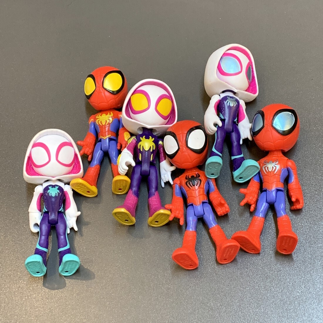Marvel Spidey Et Ses Amis Extraordinaires – Figurine Ghost-Spider 7,5 Cm Avec Ailes En Toile, Jouet Dès 3 Ans