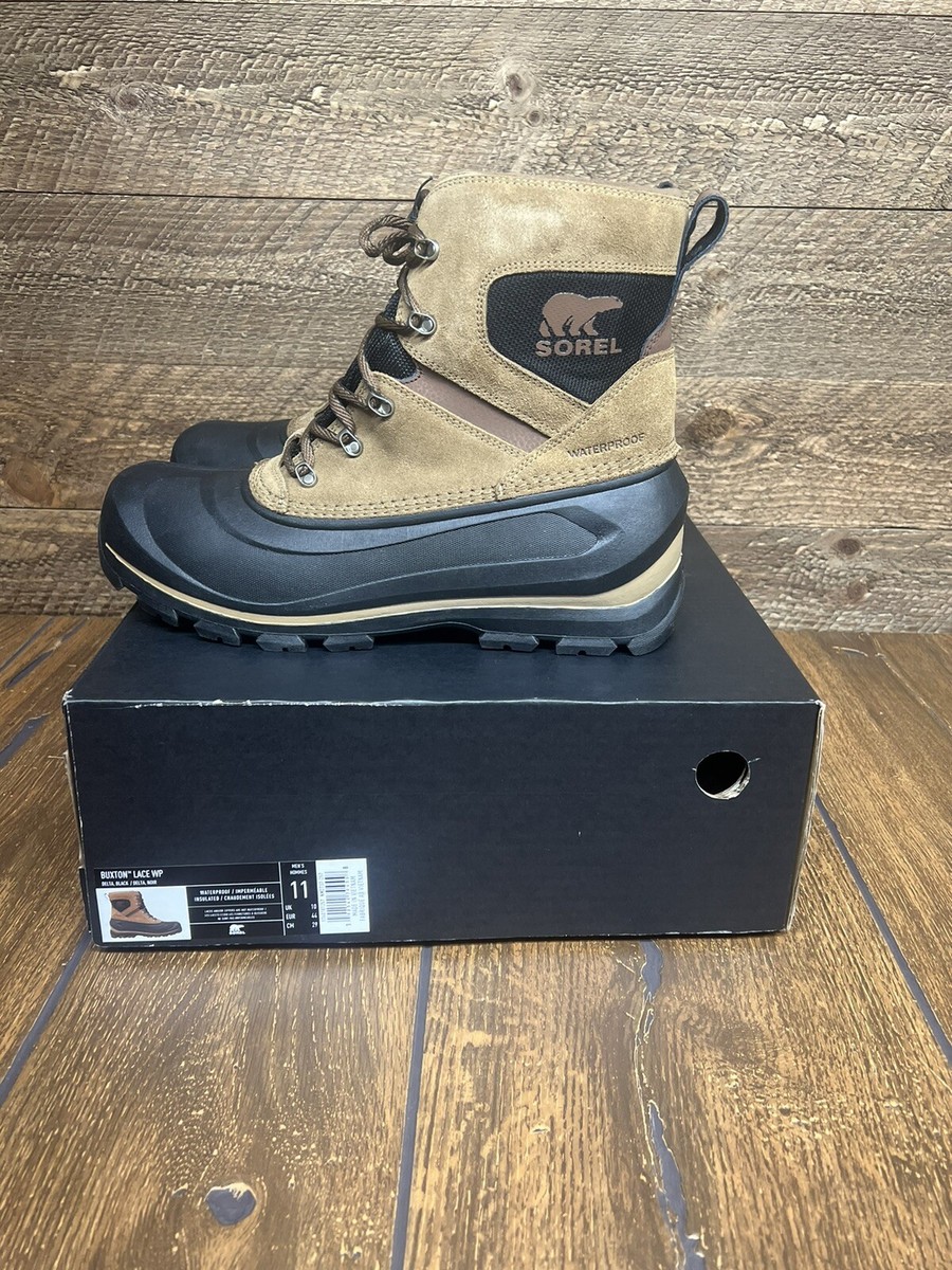 Sorel Men's Buxton™ Lace Waterproof Insulated Boots, Delta/Black