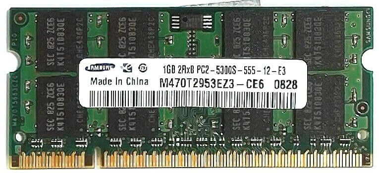Samsung PC5300 (667Hz) - DDR2 Memory RAM - 1GB - 200 PIN - M470T2953EZ3 - Image 3 of 4