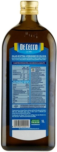 DE CECCO OLIO EXTRAVERGINE DI OLIVA 1 BOTTIGLI4 DA 1000ml ESTRATTO A FREDDO - Foto 3 di 5