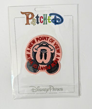 Disney Parks Patched Mickey Mouse A New Point of View Iron On/Sew Patch