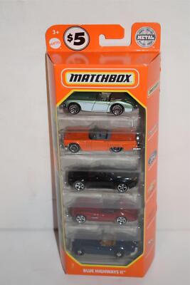 2021 MATCHBOX BLUE HIGHWAYS II 5er Pack Multipack COVERTIBLES Neu OVP (TYM35)