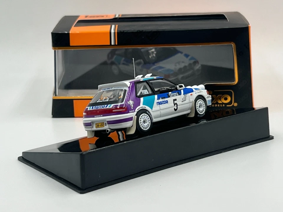 Mazda 323 GT-X #5 T.Salonen Rallye 1000 Lakes 1990 1/43 IXO Neuf Boite Vitrine - Photo 2/4