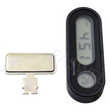 Car Electronic Clock Luminous Thermometer LED Digital Display Dashboard Clock ND