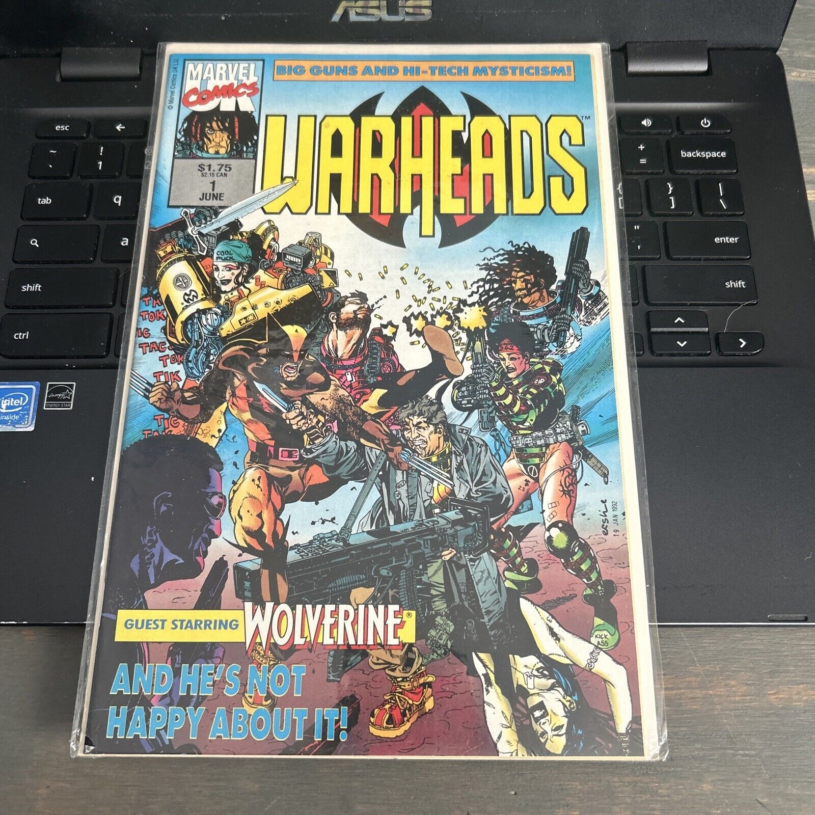 1992 Marvel Comics Warheads #1 Comic Book Vintage Wolverine