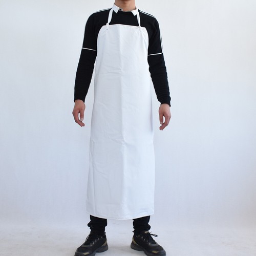 Grembiule in gomma resistente PVC resistente all'olio da uomo cucina bavaglino da lavoro grembiuli unisex - Foto 15 di 17