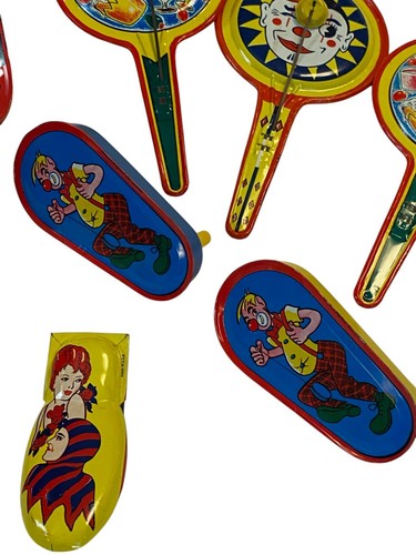 "Life of the Party" Krachmacher Konvolut 13 Blech Kirchhof Spielzeug Clown Grille - Bild 4 von 7
