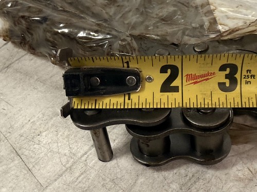 Tsubaki Roller Chain - Standard Series, 80 / 1" Pitch, Riveted, Carbon RS80 RIV - Picture 3 of 7