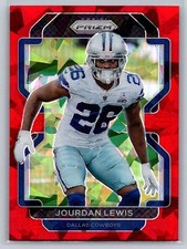 2021 Panini Prizm #246 Jourdan Lewis Red Ice