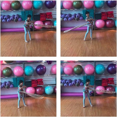 RR ROUND RICH DESIGN Wooden Hula Weighted Exercise Hoop For Fitness (Do Not Copy - Picture 5 of 12