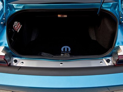 Challenger SRT 8 or RT Trunk Liner Trim Brushed - 2008-2014