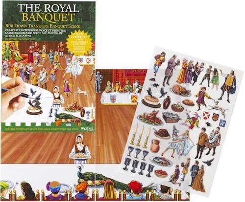 Royal Banquet Rub Down Transfers - Picture 1 of 1