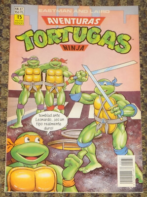 TEENAGE MUTANT TORTUGAS NINJA TURTLES #37 ZINCO SPANISH ARCHIE COMIC 1st SLASH