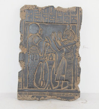 UNIQUE PHARAONIC HANDMADE ANCIENT EGYPTIAN HORUS  Queen Temple Stella Stela (BS)
