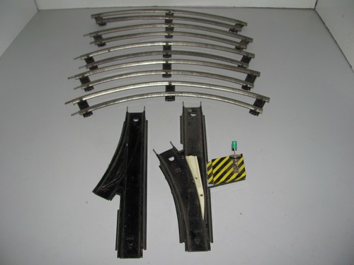 Vintage O Gauge Metal Train Track And Cross Over As Shown Made In Japan - Bild 2 von 6