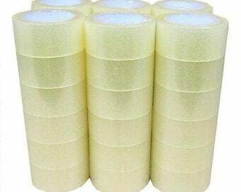36 rollos 2" x 110 cinta de envío caja de embalaje transparente - Imagen 1 de 3
