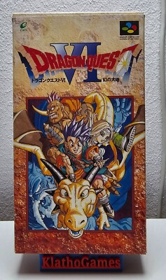 Dragon Quest VI 6  Super Famicom Nintendo SNES NTSC-J  OVP   D225