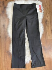 NWT 198MSRP Elie Tahari High Rise Wide-Leg Wool Black Pants Size 8, Made In USA