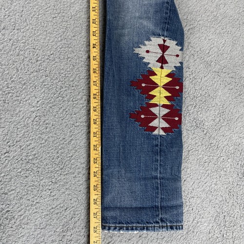 Miss Me Vintage Boyfriend Aztec Embroidered Jeans Size 28 - Bild 3 von 10