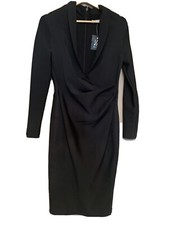 black evening dress size 10