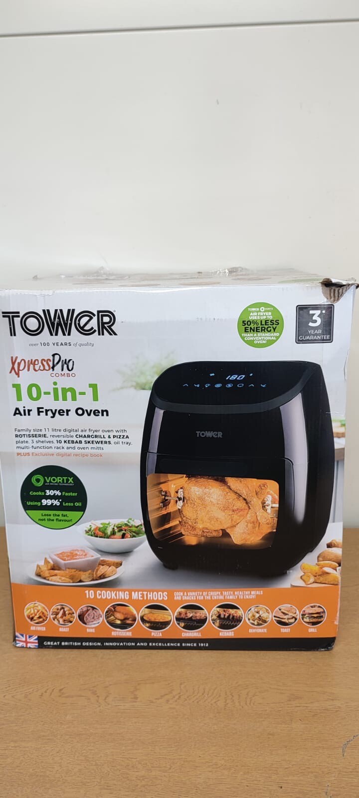 Tower Xpress Pro 11L Digital Air Fryer T17076 5056462300993 eBay