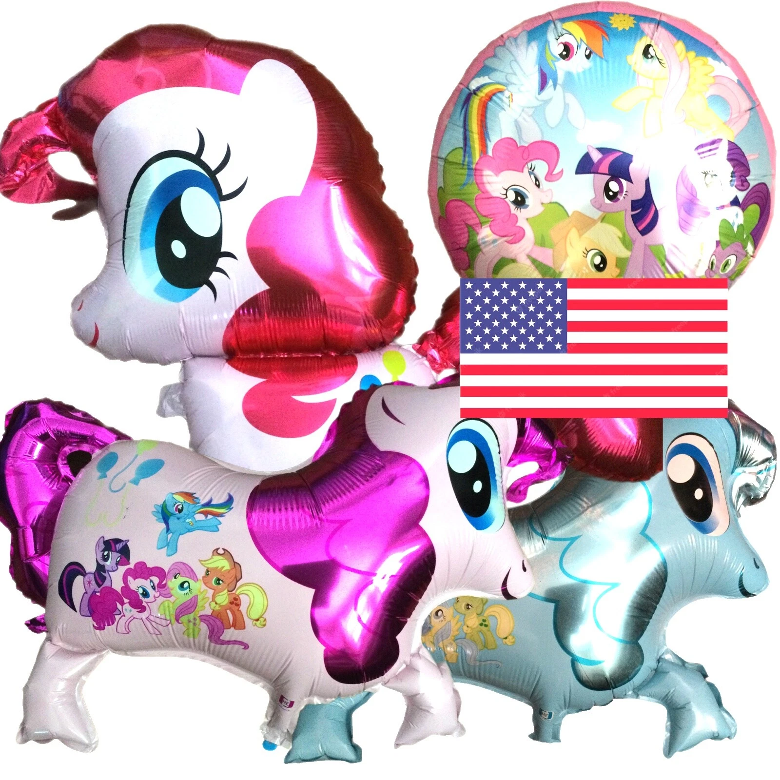 My Little Pony Balões de Festa Multicolor Foil