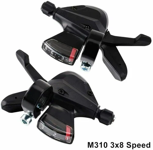 2x Fahrrad Schalthebel Altus SL-M 310 für Shimano 3x8-fach 24Gang Schaltung DE - Bild 11 von 11