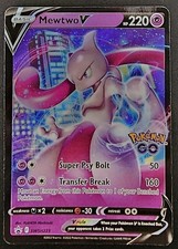 Pokemon Card Mewtwo V SWSH223 Deck Box Black Star Promo NM