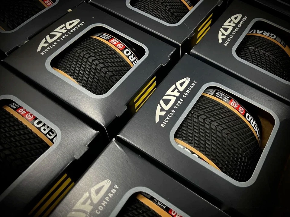 2x Neumáticos Tufo Speedero Tanwall 700 x 40 Tubeless Hechos en la UE - Bicicleta Gravel Beige Foto 2 de 4