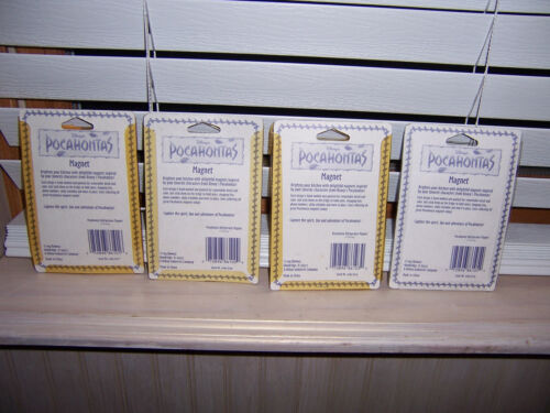Disney Pocahontas Magnet Set of 4 Pocahontas John Meeko Raccoon Vintage 1995 - Picture 2 of 6
