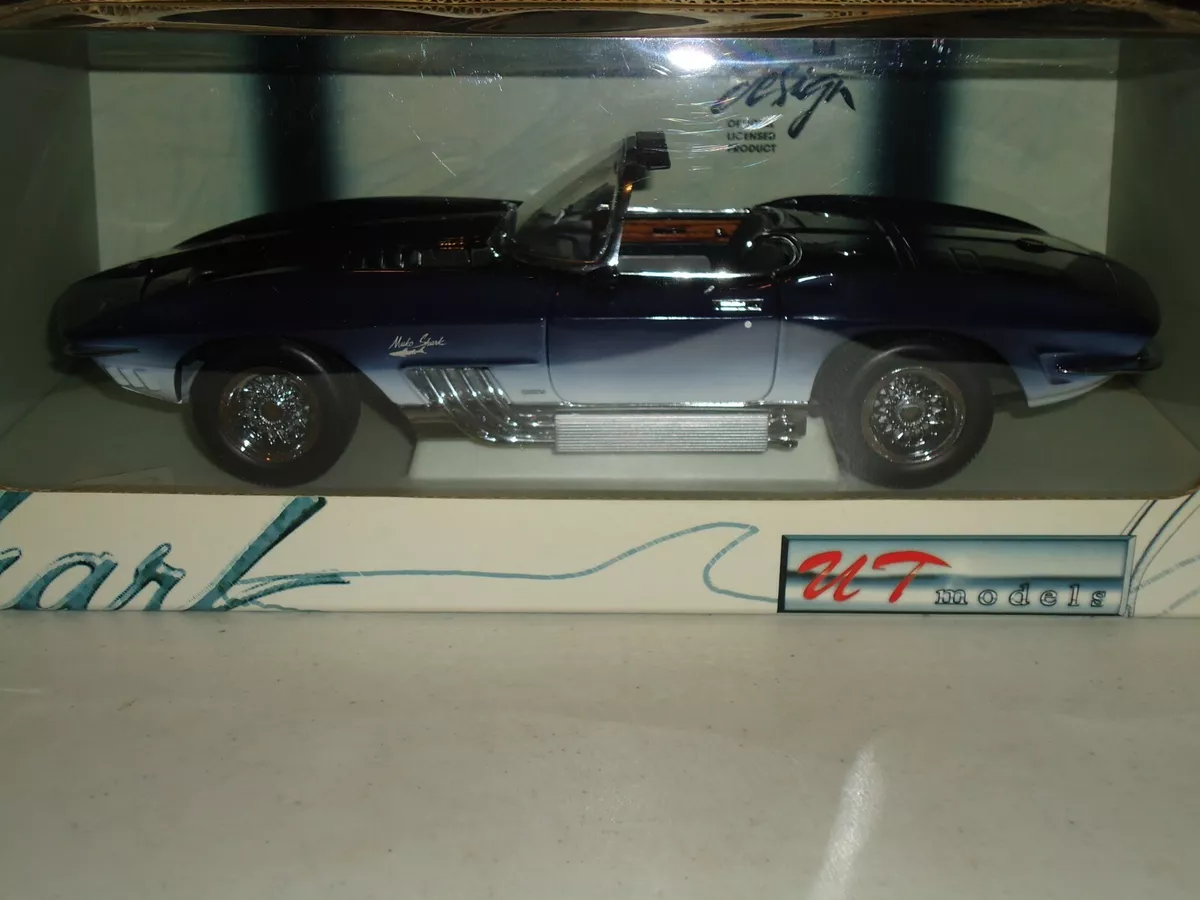 1/18 UT MODELS CHEVROLET CORVETTE MAKO SHARK CONCEPT CAR BOXED EXCELLENT