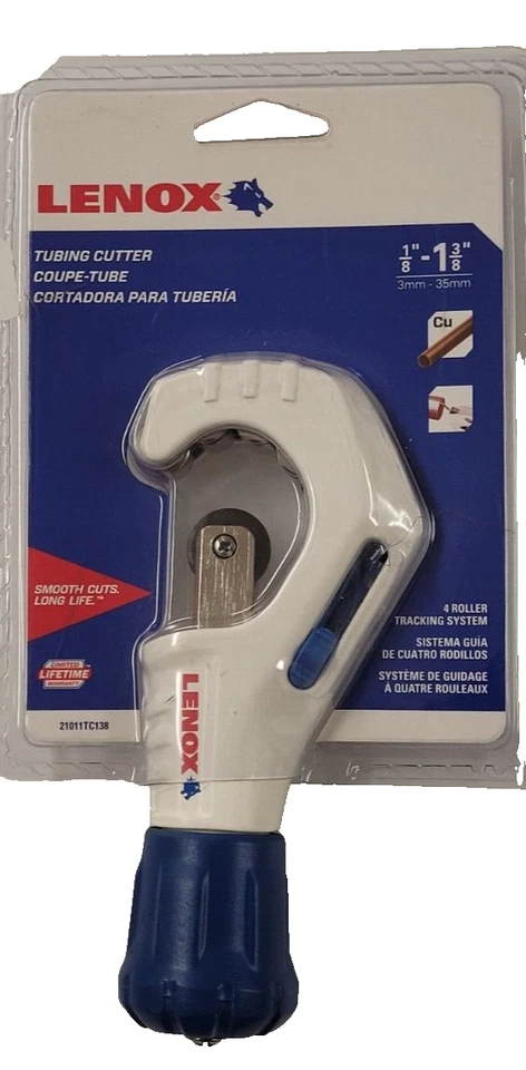 Lenox 21011TC138 Copper Tubing Cutter 1/8" to 1-3/8" Plumbing Automotive GP - Image 2 of 4