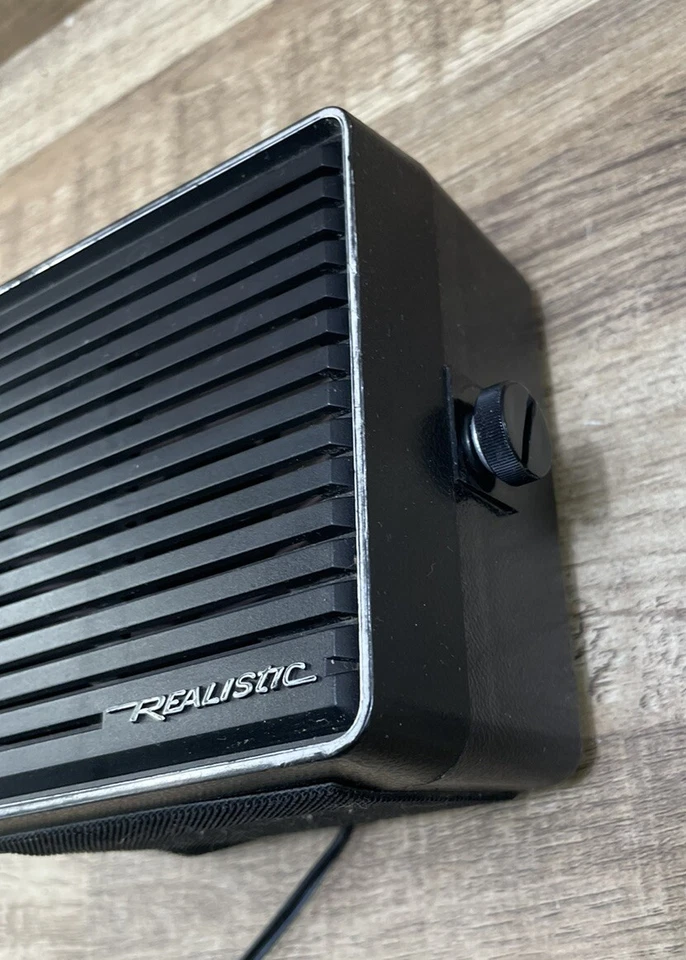 Altavoz de Extensión Realista Radio Shack Negro, Acorde Auxiliar (5W MAX) CAT No. 21-549 Foto 3 de 4