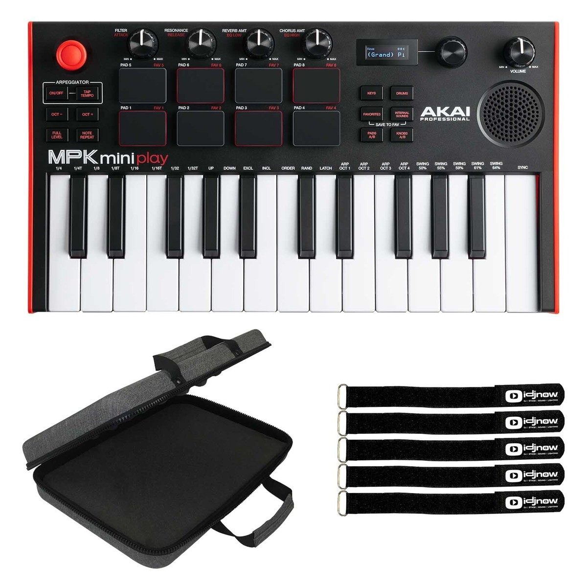 Akai Professional MPK Mini Play MK3 Mini Keyboard with EVA