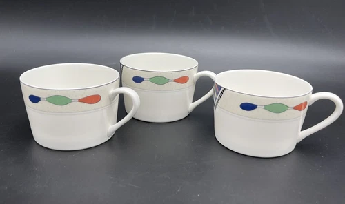 Mikasa Ultima Plus HK232 Headline Coffee  Tea Cups Lot Of 3